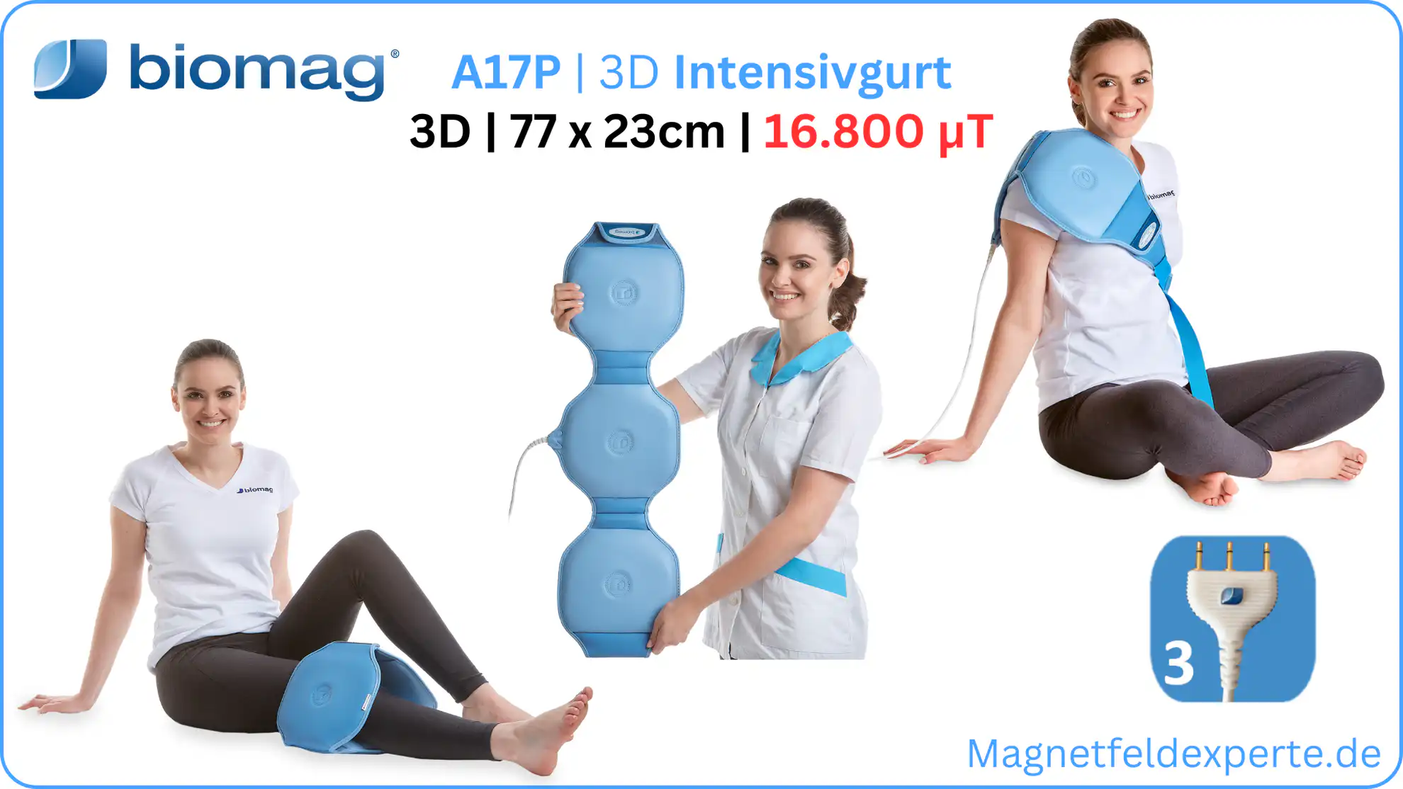 Biomag Magnetfeldtherapie Intensivgurt A17P