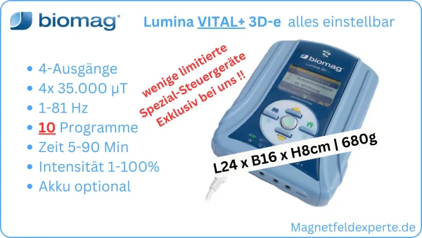 Biomag Steuergerät Lumina 3D-e Vital+